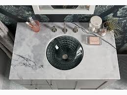 kallos spun glass undermount sink k