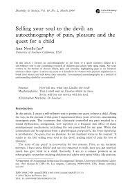 Using a secret ritual to satan, to make money? Pdf Selling Your Soul To The Devil An Autoethnography Of Pain Pleasure And The Quest For A Child