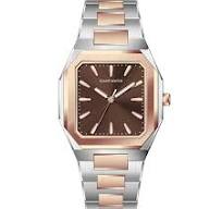 Reloj de cuarzo cuadrado para hombre, acero inoxidable de 36 ...
