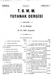 T.B. M.M. TUTANAK DERGİSİ