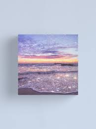Check out our aesthetic beach art selection for the very best in unique or custom, handmade pieces from our wall decor shops. Ocean Vintage Sparkly Aesthetic Canvas Print By Ind3finite Redbubble