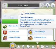 You need nightlife or any newer pack to use the cheat, though. The Sims 4 Unlocking The Tutorial Exclusive Traits