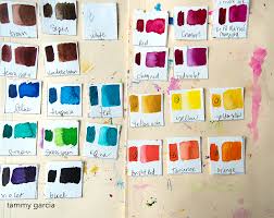 Prompt60 22 Color Swatches With Bombay Inks