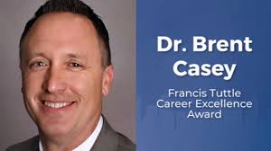 Dr. Brent Casey Receives Prestigious Francis Tuttle Award Dr. Casey has  been named the recipient of the Francis Tuttle Award, a distinguished honor  recognizing exceptional dedication to the development of individuals through