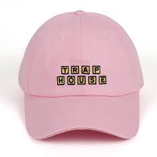Trap House Cap In Pink Dad Cap Style Adjustable Back Strap Dad Caps Dad Hats Baseball Hat Style