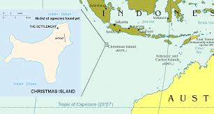 It was home to about 1,800 people in 2016, a mix of straits chinese, malay, australian and other ethnic groups. Christmas Island Map