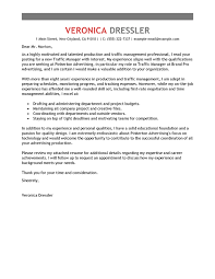 With multiple years of experience as a supervisor in the construction business, i have learned how to leverage my time management and people skills to properly oversee employees. Professional Traffic Manager Cover Letter Examples Livecareer