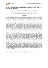 Contoh laporan ojt kolej vokasional. Pdf Motivasi Pelajar Kolej Vokasional Tanjung Puteri Terhadap On The Job Training