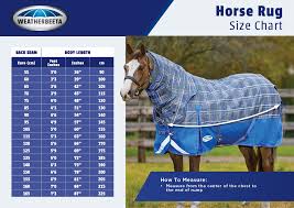 Weatherbeeta Uk How To Measure Image Horse Size Chart