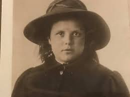 My great great grandmother- pictured when she was admitted when she was two  years old and then later in life after she married and started a  family/settled Down. My hope one day