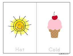 Урок для 1 класса по теме hot or cold. Ice Cream Themed Hot Cold Sorting Mat Supplyme