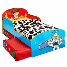 Letto contenitore matrimoniale letti letto contenitore. Toy Story 4 Lettino Per Bambini Con Contenitore Sottoletto Single M0n Ebay