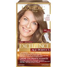 loreal excellence age perfect permanent hair colour 6b light soft neutral brown