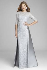 Lace Gown With Gazar Skirt Overlay Teri Jon Lace Evening Dresses Black Tie Dress Wedding Shrug For Dresses