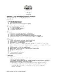 Importance Of Hand Washing And Introduction To Nutrition Lesson Plan For Kindergarten 5th Grade Lesson Planet