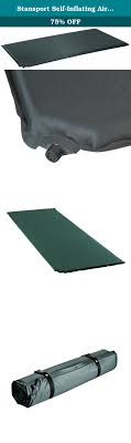 Stansport Self Inflating Air Mattress Forest Green 25 X 72 X 1 5 Inch Sleep In Comfort While In The Woods The Stansport Air Mattress Forest Green Shells