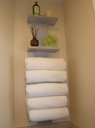 If you want cheap, instant bathroom towel storage ideas, visit a hardware store. Bath Towel Storage Ideas Off 58