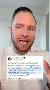 BREAKING: President Trump Calls On Hamas To Release All Remaining Hostage  Bodies As Agreed