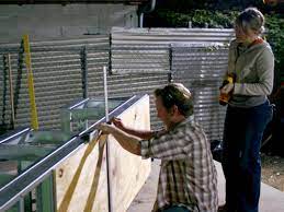 I picked up some galvanized steel studs from lowes, but in retrospect they seem kind of flimsy when considering putting heavy concrete or granite counter on top of the island. Outdoor Kitchen Island With Concrete Countertop Hgtv