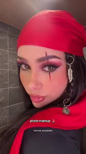 Pirate Makeup Hooded