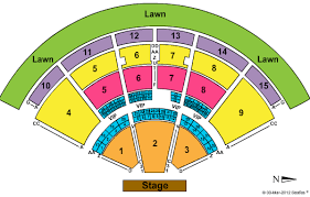 13 complete pnc pavillion seating chart