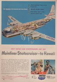 Unitedstratocruiser1952 Vintage Aircraft Vintage Airline Posters Aviation Posters