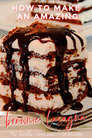 Amazing Brownie Lasagna Dessert Recipe To Try My Humble Home And Garden Dessert Recipes Easy Sweet Treats Desserts Traditional Easter Desserts
