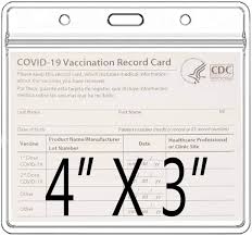 Maybe you would like to learn more about one of these? Amazon Com Vaccine Card Holder Vaccine Card Protector Waterproof Covid Vaccination Card Holder 4 X 3 Inches Immunization Record Vaccination Cards Protector Clear Vinyl Plastic Sleeve 3pack Office Products