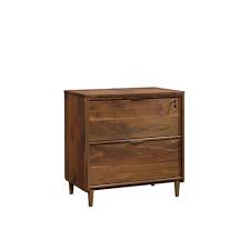 Hang clothes on the garment rod, and store shoes on an adjustable shelf. 2 Drawers Clifford Place File Cabinet Grand Walnut Sauder Target