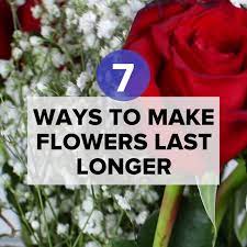 Hacks to make flowers last longer. 7 Easy Ways To Make Flowers Last Longer Flowers Hacks Romantic Gifts Flowers Last Longer Flower Making Simple Life Hacks