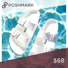 Birkenstock Women S Arizona Essentials Eva Sandals White 38 Birkenstock Arizona Sandal Size 38 White In 2020 Birkenstock Sandals Arizona Birkenstock Birkenstock Arizona