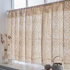 Las cortinas de cocina además de completar la decoración de hogar sirven para crear ambientes y crear nuevos estilos en tu cocina. Crochet Cortinas Para Cocina Topcortinas Com