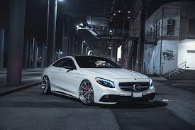 Pearl White Mercedes Benz S63 Coupe Adv10r M V2 Cs Series Adv 1 Wheels Mercedes Benz Benz Mercedes