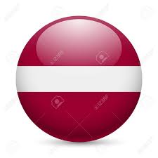 Vector illustration of abstract radial dotted halftone map of latvia and wavy ribbon with latvian. Flag Of Latvia As Round Glossy Icon Button With Latvian Flag Royalty Free Cliparts Vectors And Stock Illustration Image 29186367