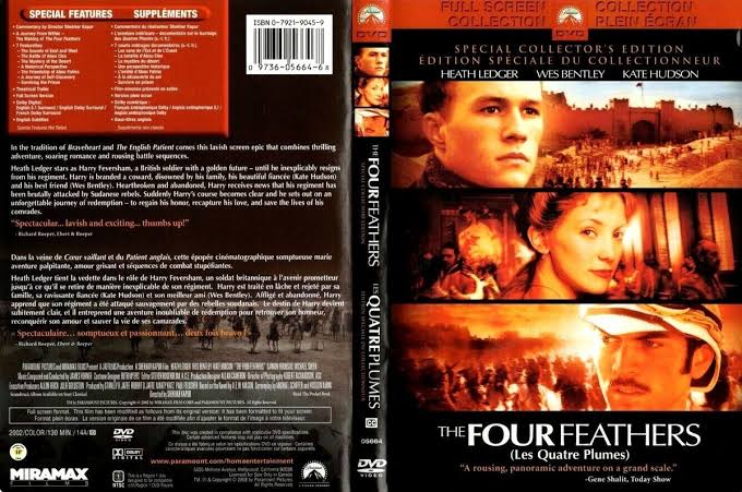 The Four Feathers [Heath Ledger, Kate Hudson] (DVD, 2002, Miramax)