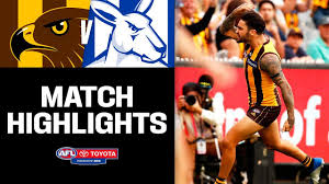 May 15, 2021 · north melbourne and david noble have win no.1 for season 2021 after an outstanding come from behind victory in tasmania. Hawthorn V North Melbourne Highlights Round 3 2019 Afl Youtube