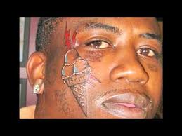 Ice cream on face tattoo. Gucci Mane Face Tattoo Tattoo Image Collection