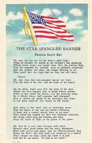 The Star Spangled Banner Francis Scott Key National Anthem 1940s Vintage Postcard Star Spangled Banner Star Spangled History