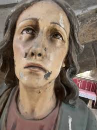 Another 12th century church I visited , this one is redundant, I will look  though my archives as I can't remember the name , the box pews and statues  standout features ,