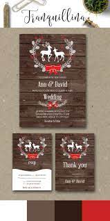 Winter Wedding Invitation Christmas Wedding Invitation Suite Etsy Fun Wedding Invitations Deer Wedding Invitations Christmas Wedding Invitations