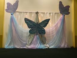 Choose palm trees and a captain's hat for your crew! Butterfly Theme Stage Decoration Fiesta Ninos Cumples De 15 Decoracion De Unas