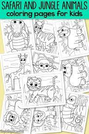 If your child loves interacting. Safari And Jungle Animals Coloring Pages For Kids Itsybitsyfun Com