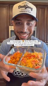 Cheeseburger 🍔 Bowl for Weight Loss I absolutely love a good  cheeseburger!But, I wanted to create a burger without the bun that most  busy parents could enjoy during their weight loss journey. In 30 ...