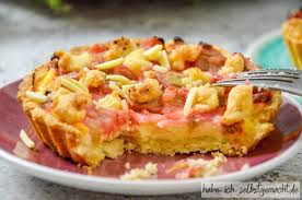 Unter rühren das puddingpulver in die kochende milch einrühren und mind. Rhabarberkuchen Mit Pudding Und Streuseln Habe Ich Selbstgemacht