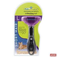 Furminator Kisa Tuylu Kediler Icin Tuy Toplayici Tarak Kedi Evcil Hayvanlar Hayvan