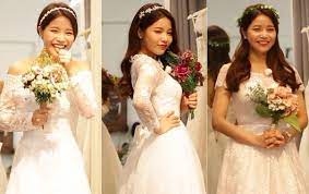 Solar S Wedding Dress Fitting Makes Eric Nam S Jaw Drop Wedding Dresses Fitted Wedding Dress Wedding