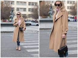 Camel coat keeps you cosy. Max Mara Camel Wrap Coat Blush Pink Turtleneck Camel Coat With Boyfriend Jeans Outfit How To Wear Oversized Coat And Boyfriend Jeans Meagan S Moda