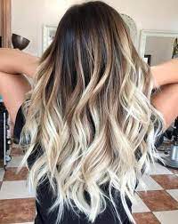 20 Brown Hairstyles With Blonde Balayage Blondehair Haircuts Hairstyles Ombre Mixed Brunette Hair Color Dip Dye Hair Blonde Ombre Hair Blonde