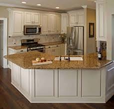 This White Kitchen Cabinets With Brown Granite Countertops Kitchen Cabinet Do In 2020 Refacing Kitchen Cabinets Cost Refacing Kitchen Cabinets Cost Of Kitchen Cabinets