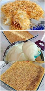 Muhallebili Kadayif Tatlisi Tarifi Food Food Dishes Recipes